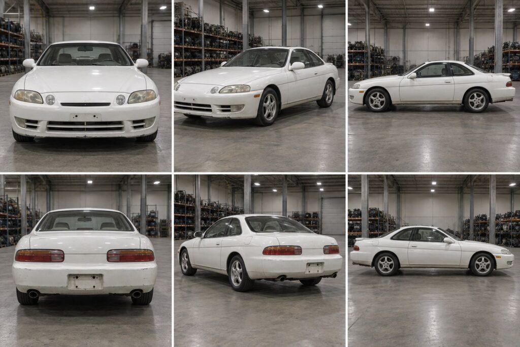 1994 Lexus SC400 exterior views in warehouse