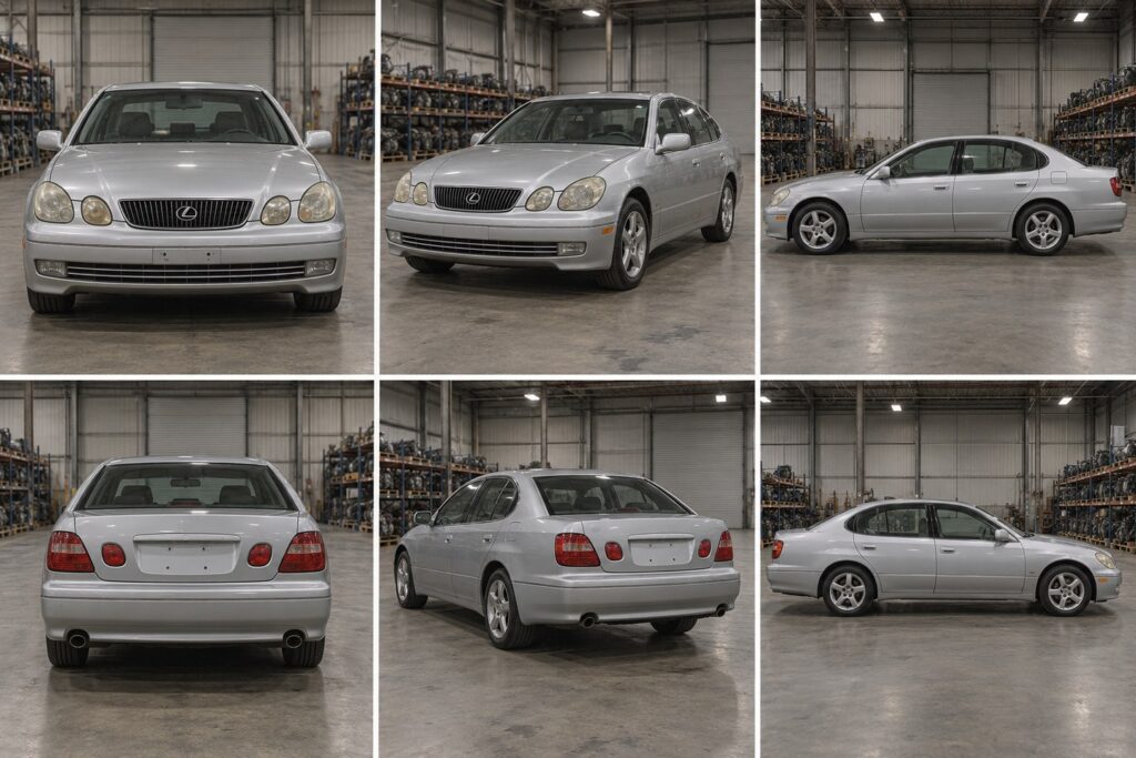 2001 Lexus GS400 exterior views in warehouse