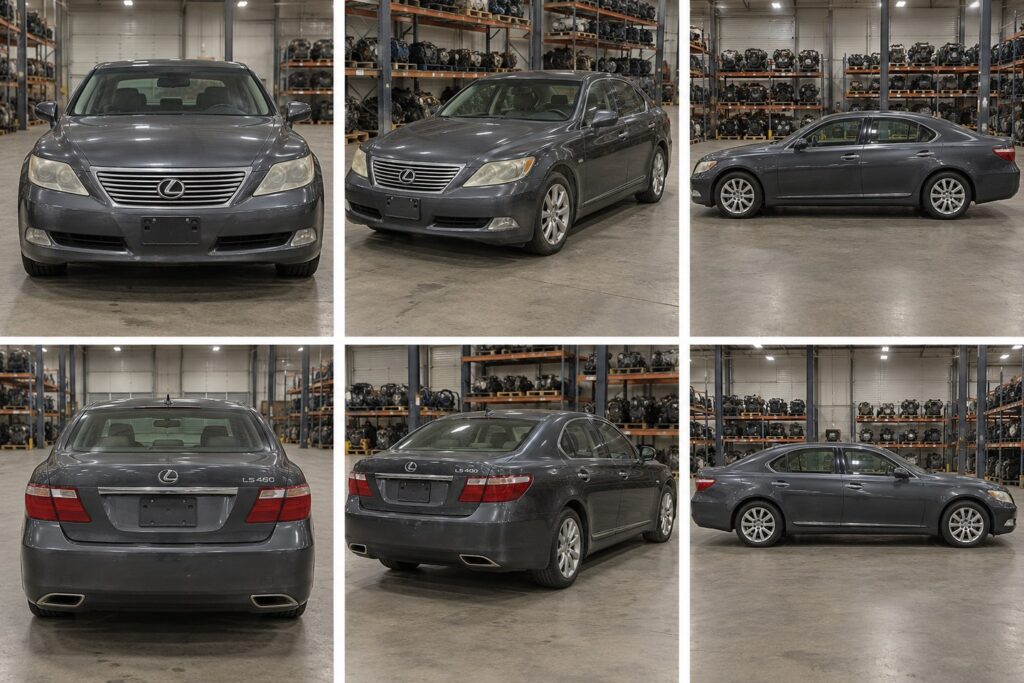 2008 Lexus LS460 exterior views in warehouse