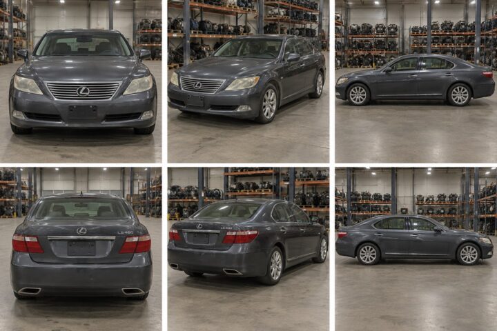 2008 Lexus LS460 exterior views in warehouse